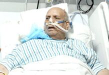 मध्यप्रदेश के राज्यपाल लालजी टण्डन की हालत में सुधार